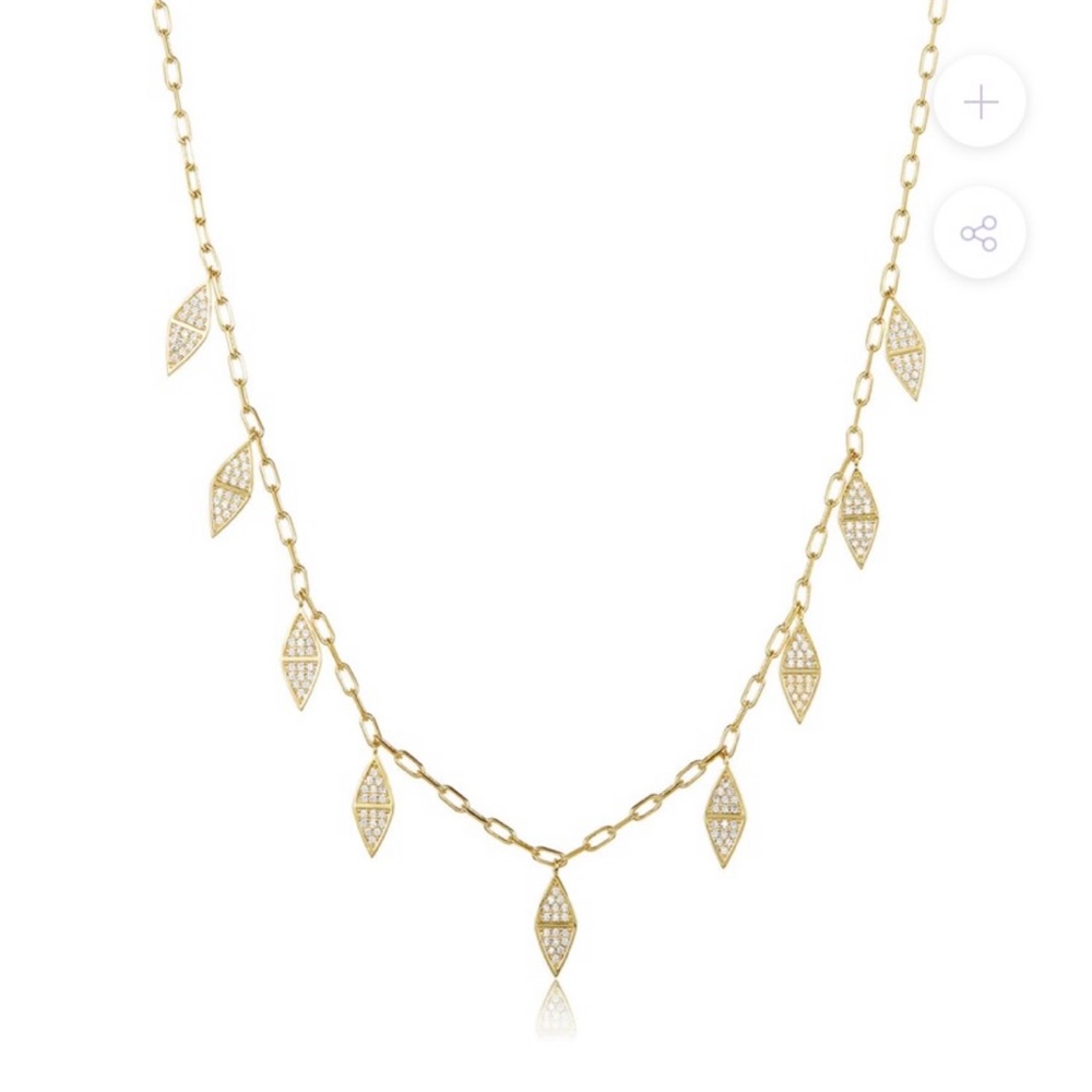 Melinda Maria Chloe Mini Fringe Necklace